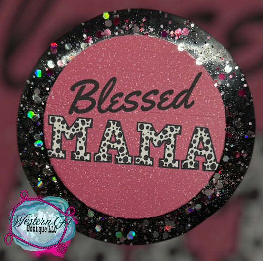 Blessed mama Car Freshie